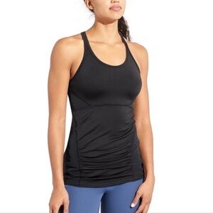Athleta Stealth Racerback‎ Tank Women's Top Black XS